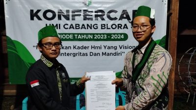 Sah! HMI Cabang Blora Punya Pemimpin Baru