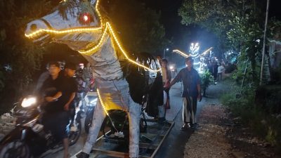 Takbir Keliling di Desa Bajo Blora Berlangsung Meriah