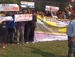 Ratusan Warga Sukolilo Gelar Aksi Damai Dukung Bupati Pati Sudewo