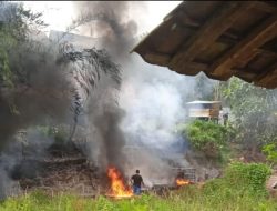 Kebakaran Kembali Terjadi di Lokasi Penampungan Minyak Ilegal Gandu Bogorejo