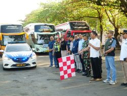 Jelang Lebaran, Pemkab Pati Berangkatkan 16 Bus Program Mudik Gratis