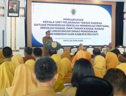242 Kepala Sekolah di Pati Dikukuhkan, Plt Bupati Tekankan Integritas SPMB