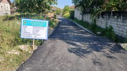 Jalan RT 02 dan RT 03 Desa Lengkong Pati Kini Diaspal, Pekerjaan Rampung 100 Persen