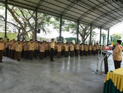 209 Pelajar Resmi Dilantik Jadi Anggota Saka Adhyasta Pemilu Rembang