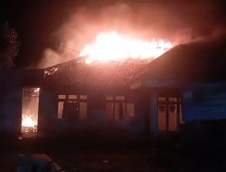 Eks Puskesmas Sluke Terbakar, Diduga Akibat Korsleting Listrik