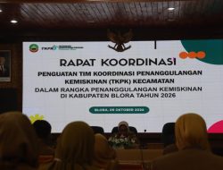 Kejar Target Penurunan Kemiskinan, Wabup Blora Minta Camat dan Kades Turun Langsung ke Warga