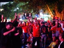 Timnas Juara, Euforia Ribuan Warga Pecah di Alun-Alun Pati